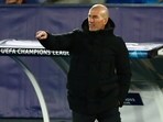 Zinedine Zidane while coaching Real Madrid.