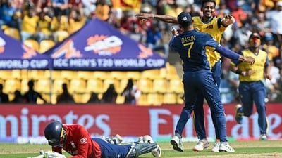 Sri Lanka had plenty of energy in the field, making use of good conditions but also fielding phenomenally well to take all their chances. England finished on 146/9, never able to get any partnership going. (AFP) Sri Lanka had plenty of energy in the field, making use of good conditions but also fielding phenomenally well to take all their chances. England finished on 146/9, never able to get any partnership going. (AFP)