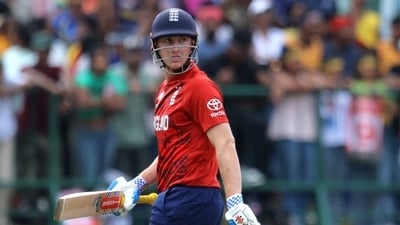 England's batting failed to get going but the big concern will be the form of Harry Brook, who hasn't been able to get runs behind him at the start of the tournament. The captain will be looking for the solution as the matches grow more important. (REUTERS)