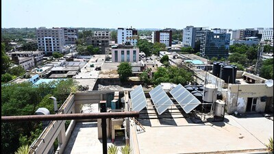 Floor area ratio (FAR) determines the permissible built-up area in relation to the size of a plot. (Keshav Singh/Hindustan Times) Floor area ratio (FAR) determines the permissible built-up area in relation to the size of a plot. (Keshav Singh/Hindustan Times)