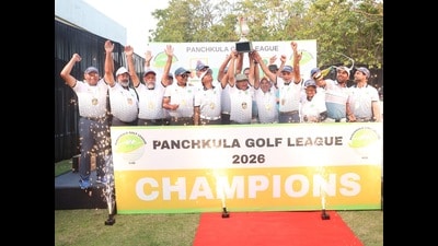 In the championship final, Tee Birds defeated Shivalik Swingers 4.5-2.5 (4 wins, 1 loss, 1 tie). (HT Photo)