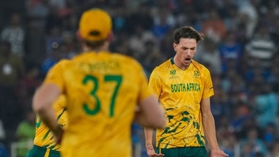 Marco Jansen was the pick of the bowlers for South Africa with four wickets for just 22 runs as he also wrapped India's innings. (PTI)