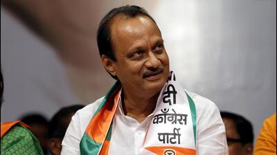 Pune, India - Sept. 22, 2019: Ajit Pawar at NCP meet at Annabhau Sathe auditorium in Pune, India, on Sunday, September 22, 2019. (Photo by Rahul Raut/HT PHOTO) Pune, India - Sept. 22, 2019: Ajit Pawar at NCP meet at Annabhau Sathe auditorium in Pune, India, on Sunday, September 22, 2019. (Photo by Rahul Raut/HT PHOTO)