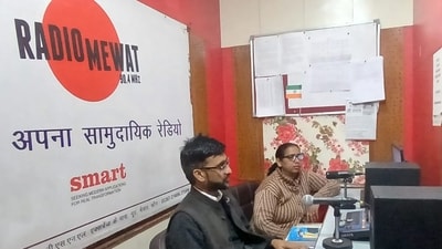 A community radio is run by the locals, speaks to the community in its language, and allows women to share, even anonymously if needed (Mohd Imran/Radio Mewat) A community radio is run by the locals, speaks to the community in its language, and allows women to share, even anonymously if needed (Mohd Imran/Radio Mewat)