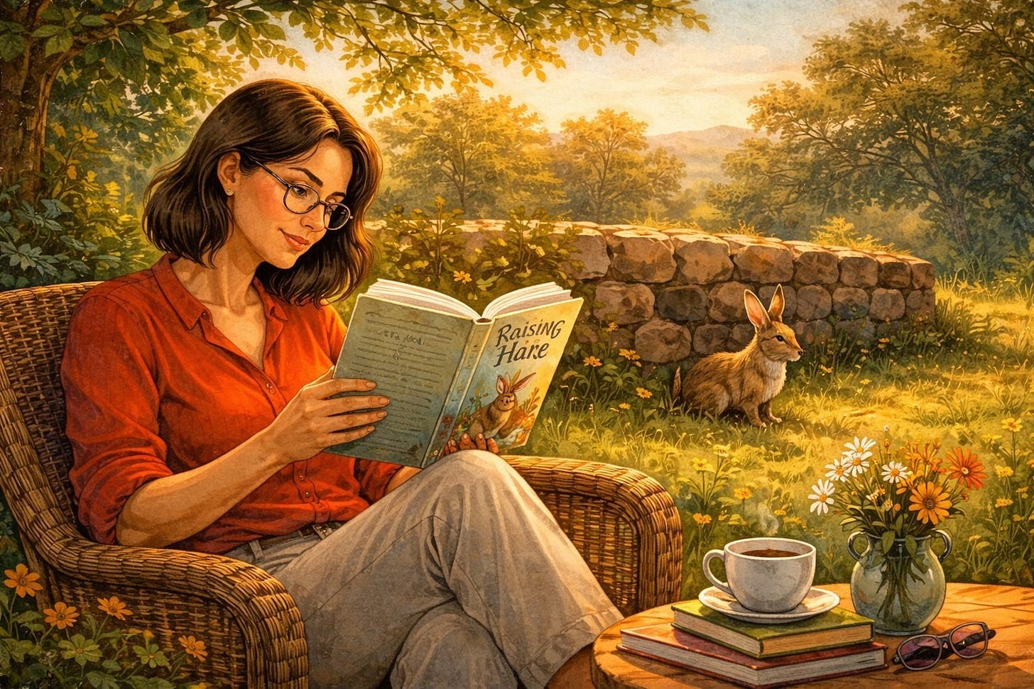In Raising Hare, Chloe Dalton leaves a busy London existence for life in the English countryside In Raising Hare, Chloe Dalton leaves a busy London existence for life in the English countryside