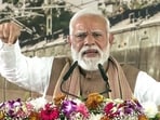 Prime Minister Narendra Modi addresses during a public meeting on the inauguration of India’s first Namo Bharat RRTS and dedication of the entire Delhi–Meerut Namo Bharat Corridor to the nation along with other various projects, in Meerut on Sunday.