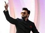 Bollywood actor Ranveer Singh during the closing ceremony of the 56th International Film Festival of India (IFFI), in Panaji, Goa, Friday, Nov. 28, 2025. (PTI)
