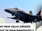 Tehran: India tells citizens 'get out by any means' amid Trump's strike warnings Tehran: India tells citizens 'get out by any means' amid Trump's strike warnings