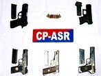 The seized weapons.