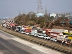 Traffic disruption was seen on the Mumbai Pune Expressway after a tanker carrying 20 tonnes of highly inflammable propylene gas overturned near the Adoshi Tunnel, earlier this month.