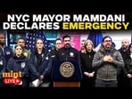 Mamdani Live: Nyc Mayor Zohran Mamdani Bans Most Travel Across NYC Due To Blizzard | US News LIVE