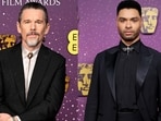 Ethan Hawke and Regé-Jean Page at the 2026 BAFTA awards 