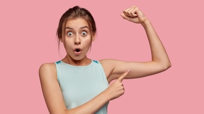Flabby arms are one of the signs of ageing. (Picture credit: Freepik) Flabby arms are one of the signs of ageing. (Picture credit: Freepik)
