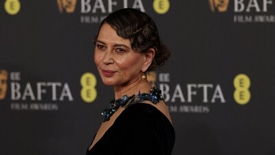 British film executive Donna Langley poses on the red carpet. This look shows how chunky neck pieces can elevate any look with a statement accessory factor. (AFP) British film executive Donna Langley poses on the red carpet. This look shows how chunky neck pieces can elevate any look with a statement accessory factor. (AFP)