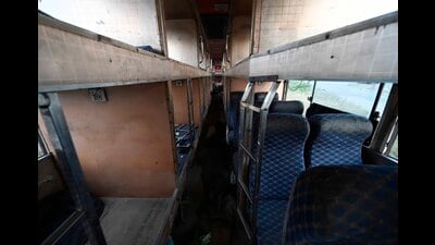 Preliminary accounts suggest the vehicle was moving at over 80 kmph at the time, police said. (Deepak Gupta/ HT Photo)