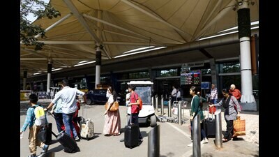 The airport recorded a 74% increase in international flight movements and a 65% surge in international passenger footfall compared to 2024, highlighting Pune’s growing global connectivity and economic strength. (HT) The airport recorded a 74% increase in international flight movements and a 65% surge in international passenger footfall compared to 2024, highlighting Pune’s growing global connectivity and economic strength. (HT)