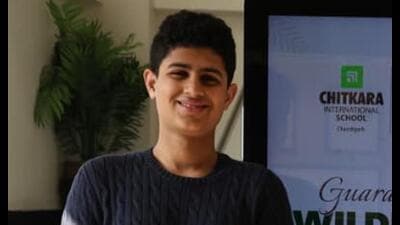 Vir Singh, 14-year-old environmentalist, wildlife photographer, and rewilding advocate, VirVanam foundation. (HT)