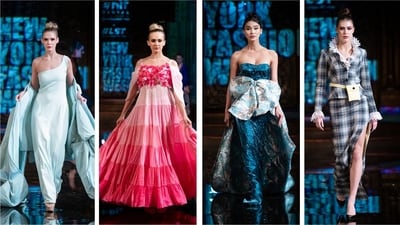 The collections echoed the 2026 global fashion forecast, with highlights including sustainable fabrics and expressive surface ornamentation techniques. Traditional weaving and printing methods were thoughtfully reinterpreted alongside contemporary embroidery and modern craftsmanship. The collections echoed the 2026 global fashion forecast, with highlights including sustainable fabrics and expressive surface ornamentation techniques. Traditional weaving and printing methods were thoughtfully reinterpreted alongside contemporary embroidery and modern craftsmanship.