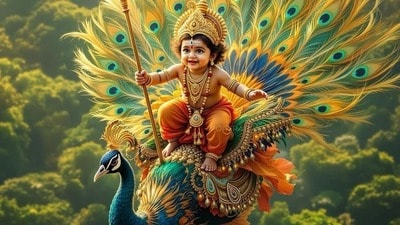 కుమార స్వామి పార్వతీదేవి పుత్రుడా, గంగాదేవి పుత్రుడా? (pinterest) కుమార స్వామి పార్వతీదేవి పుత్రుడా, గంగాదేవి పుత్రుడా? (pinterest)