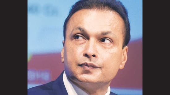 Anil Ambani, chairman of Reliance Capital, with his son and newly oppointed executive director Anmol, and wife Tina at the company's annual general meeting in Mumbai on September 27, 2016. Photograph: ABHIJIT BHATLEKAR/MINT