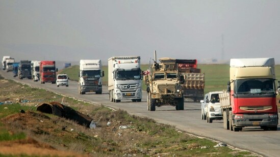 The US on February 23 began withdrawing from Qasrak military base in Syria, still under the control of Kurdish forces, a Kurdish official who requested anonymity told AFP. (AFP)