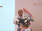 Gujarat Chief Minister Bhupendra Patel tables a resolution in the Legislative Assembly in Gandhinagar on February 23, 2026 to mark 150 years of ‘Vande Mataram’, according to an official statement.
