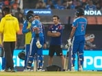 India's captain Suryakumar Yadav and Washington Sundar interact with head coach Gautam Gambhir