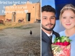 The American woman with her husband in Pakistan. 