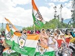 Several other leaders, including Ritu Chhabra, Kuldeep Kukki, Harjinder Baba and Yankee Kalia, also joined the Congress. (HT Photo)