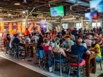 The thrills and communities coming together to watch a game in Houston.