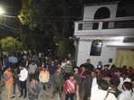 The news sent shockwaves through the neighbourhood as people gathered at the house in Ashiana area of Lucknow. The news sent shockwaves through the neighbourhood as people gathered at the house in Ashiana area of Lucknow.