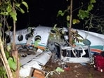 Chatra: Wreckage of an Redbird Airways Pvt Ltd Beechcraft C90 aircraft VT-AJV operating medical evacuation (Air Ambulance) flight, which was carrying seven people onboard while on its way from Ranchi to Delhi, lies near Simaria area after crash, in Chatra district, Jharkhand, Monday, Feb. 23, 2026. (PTI Photo)(PTI02_24_2026_000017B) Chatra: Wreckage of an Redbird Airways Pvt Ltd Beechcraft C90 aircraft VT-AJV operating medical evacuation (Air Ambulance) flight, which was carrying seven people onboard while on its way from Ranchi to Delhi, lies near Simaria area after crash, in Chatra district, Jharkhand, Monday, Feb. 23, 2026. (PTI Photo)(PTI02_24_2026_000017B)