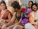 Rashmika Mandanna, Vijay Deverakonda and his mother