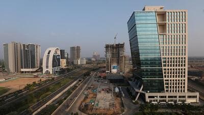 A view of the Gujarat International Finance Tec (GIFT) City in Gujarat. (Reuters File) A view of the Gujarat International Finance Tec (GIFT) City in Gujarat. (Reuters File)