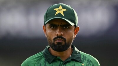 Pakistan's Babar Azam looks on. (AFP) Pakistan's Babar Azam looks on. (AFP)