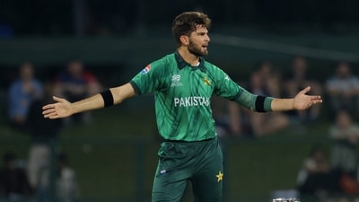 In the chase of 165, England were rocked early by three wickets. Shaheen Afridi provided Pakistan with the start they wanted. (REUTERS)