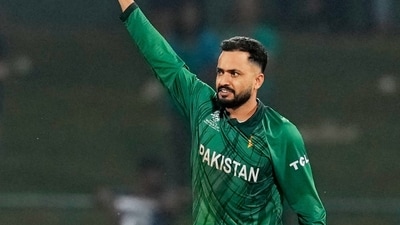 Mohammad Nawaz picked up two quick wickets towards the end and changed the momentum of the match. (AP) Mohammad Nawaz picked up two quick wickets towards the end and changed the momentum of the match. (AP)