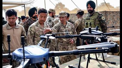 Prahaar correctly underlines the use of latest technologies, modern-day weapons of war, and foreign soil by organised criminal networks for logistics and recruitment (@adgpi X/ANI) Prahaar correctly underlines the use of latest technologies, modern-day weapons of war, and foreign soil by organised criminal networks for logistics and recruitment (@adgpi X/ANI)