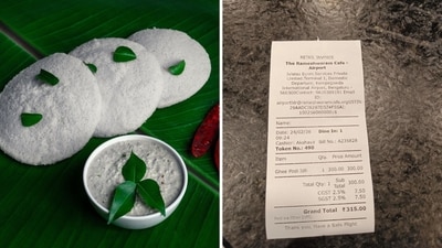 The Redditor’s post on buying idlis from Rameswaram Cafe at Bengaluru Airport has gone viral. (Unsplash, Screengrab (Reddit)) The Redditor’s post on buying idlis from Rameswaram Cafe at Bengaluru Airport has gone viral. (Unsplash, Screengrab (Reddit))