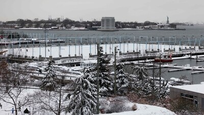The National Weather Service said the storm was expected to move away from the country on Tuesday. (AFP)