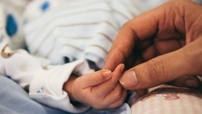 Kissing babies can spread infections. (Unsplash) Kissing babies can spread infections. (Unsplash)