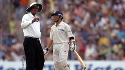 Sachin Tendulkar wasn't exactly lucky when Steve Bucknor was officiating. (AFP) Sachin Tendulkar wasn't exactly lucky when Steve Bucknor was officiating. (AFP)