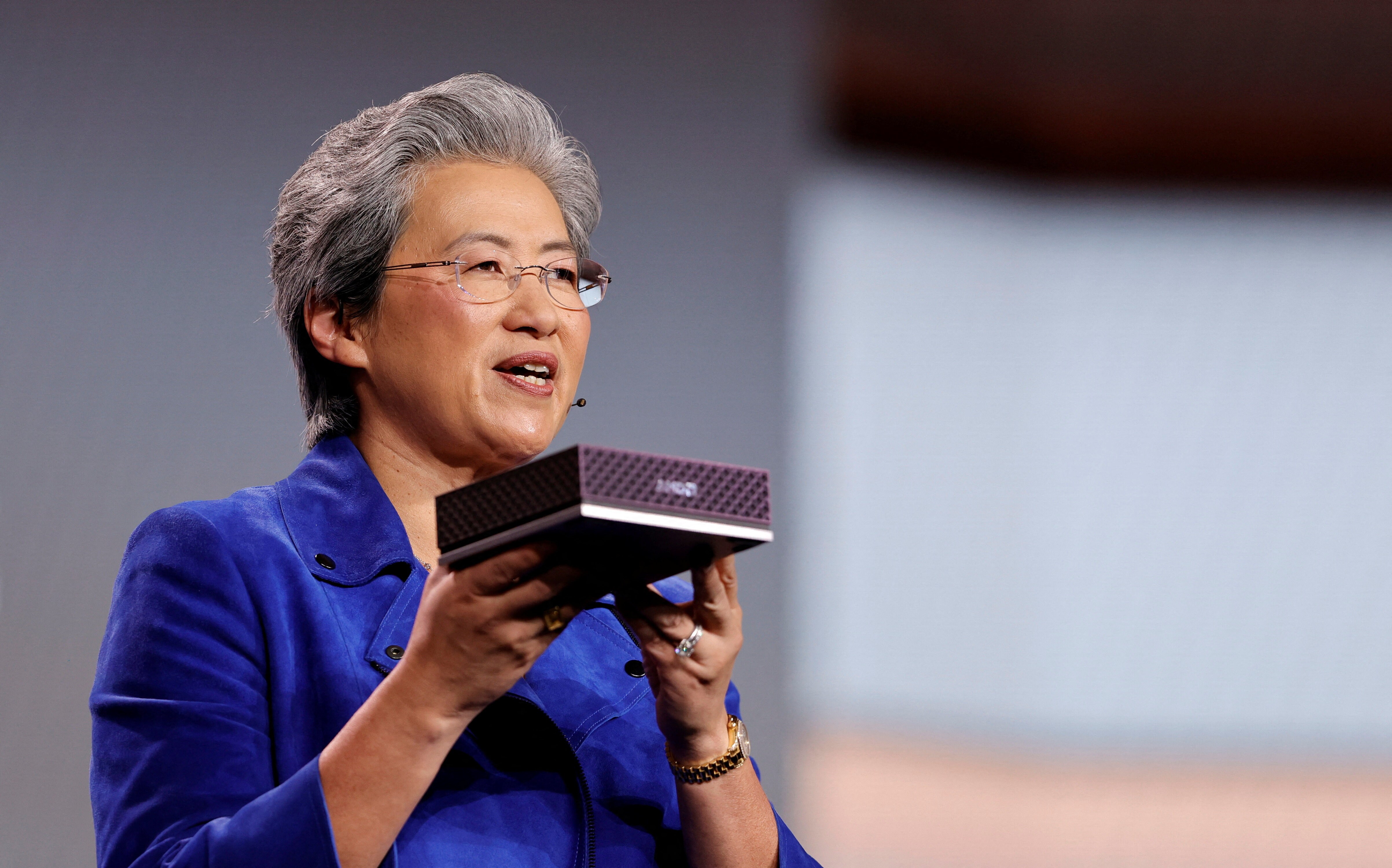 AMD CEO Lisa Su. The Meta-AMD deal shows AMD is keeping pace with larger rival Nvidia, which disclosed its own tie-up with Meta Platforms last week. (Reuters)