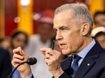 Canada's Prime Minister Mark Carney speaks to the media after touring auto parts manufacturer Martinrea Industries in Woodbridge, Ontario,on February 5, 2026. (REUTERS)