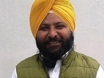 Thathian Mahantan village sarpanch and AAP leader Harbarinder Singh.