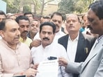 The memorandum, addressed to Prime Minister Narendra Modi, was handed over after party workers reached the district magistrate’s (DM) office amid heavy police presence. (Sourced)