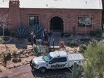 Law enforcement officials seen at Nancy Guthrie's home as the search for the 84-year-old continues. Law enforcement officials seen at Nancy Guthrie's home as the search for the 84-year-old continues.