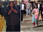 Radhika Merchant, Anant Ambani, Radhika Merchant and Mukesh Ambani in Udaipur. Radhika Merchant, Anant Ambani, Radhika Merchant and Mukesh Ambani in Udaipur.