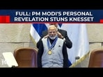 PM Modi Delivers Ironclad Message From Knesset, Declares India-Israel Unity Against Extremism