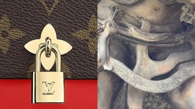 Was a 12th century Karnataka temple the blueprint for Louis Vuitton's iconic flower? (Photos: Purse Blog, Instagram) Was a 12th century Karnataka temple the blueprint for Louis Vuitton's iconic flower? (Photos: Purse Blog, Instagram)